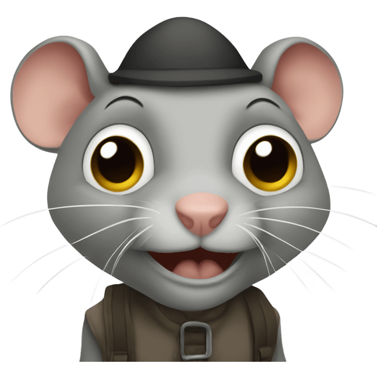 Rat serf boarding  emoji