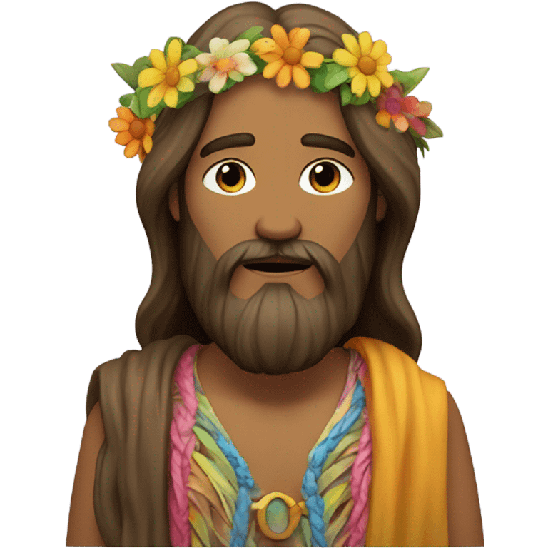 Hippie Jesus emoji