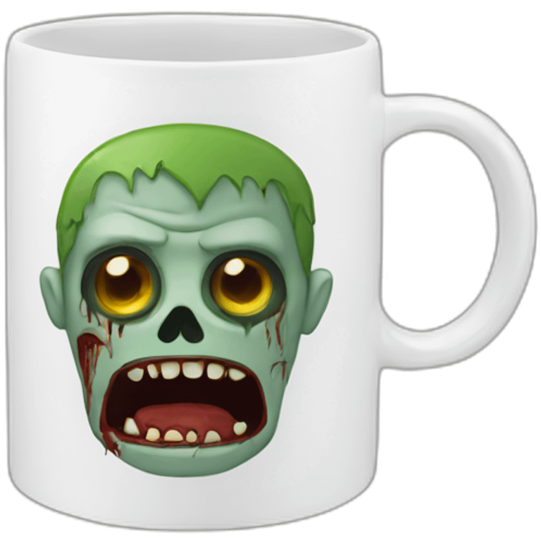 zombie coffee mug emoji