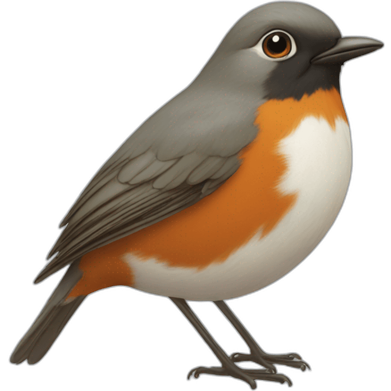 goofy robin bird emoji