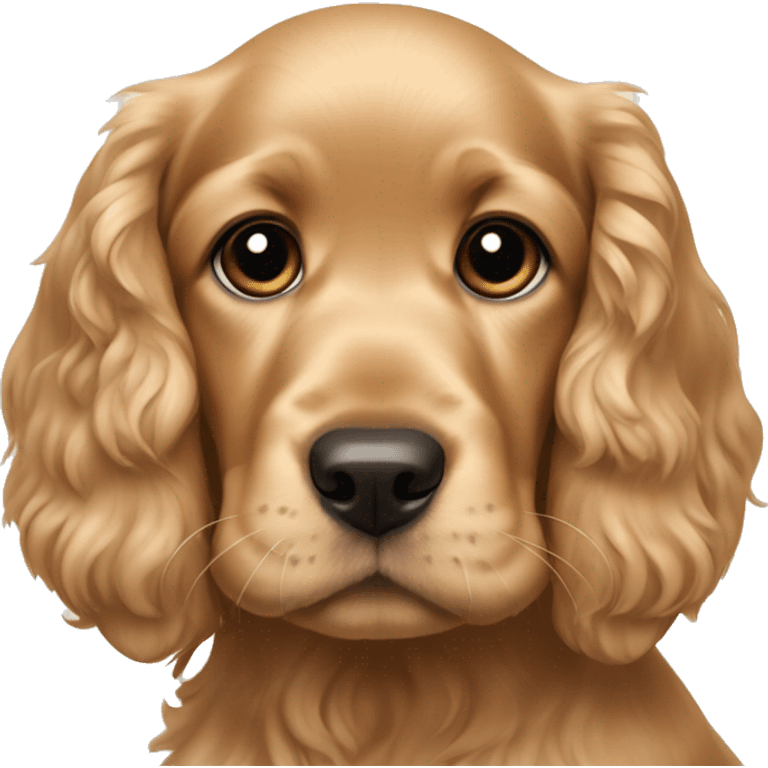 GoldenCocker Spaniel puppy emoji