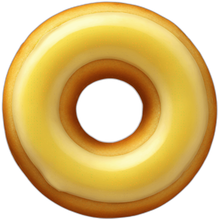 banana inside donut emoji