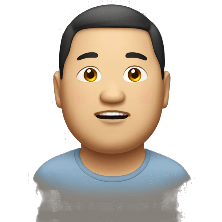 Fat Asian guy emoji