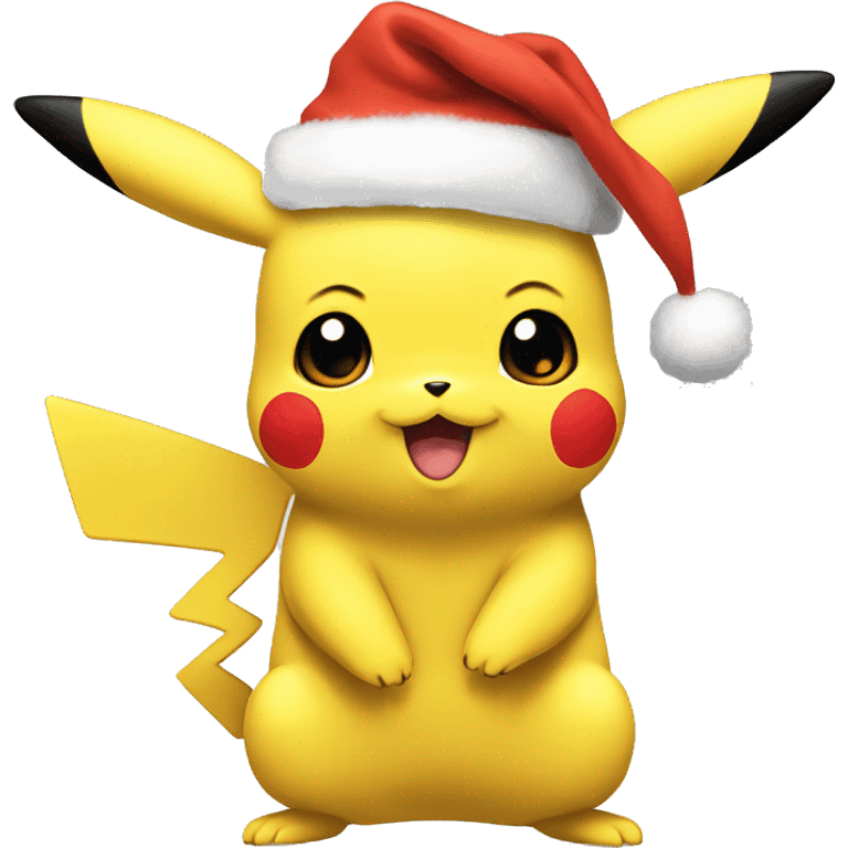 Chrismas pikachu emoji