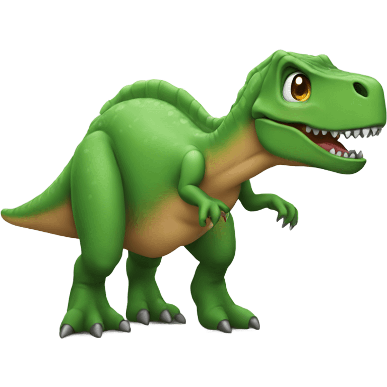 dinosaur with Jordan’s on emoji