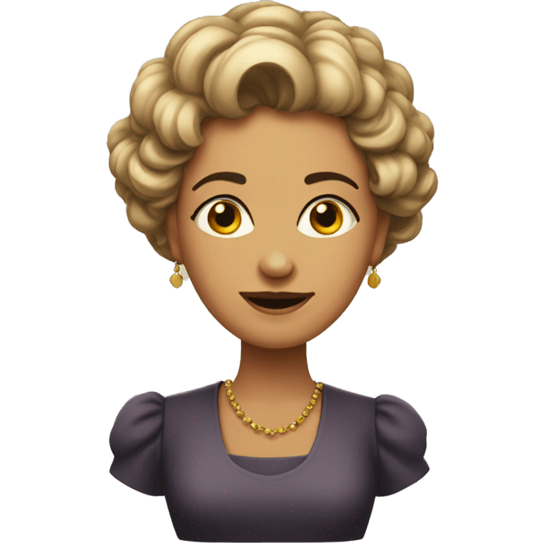 Fortuitous lady emoji