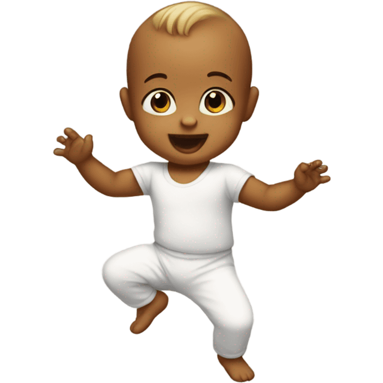 Baby dancing emoji