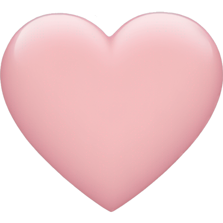 light pink heart emoji