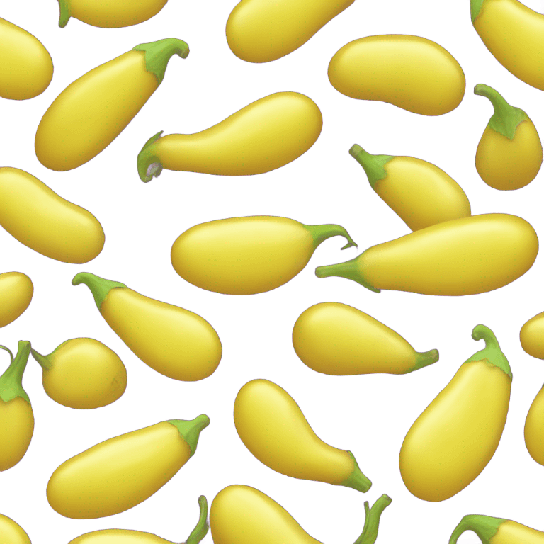 Yellow eggplant emoji