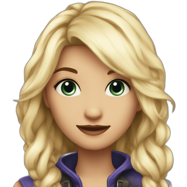 Evie from decendant 3 emoji