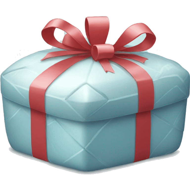 igloo wrapped in gift emoji