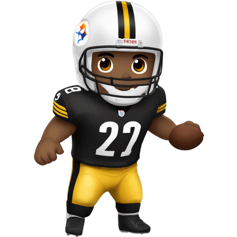 White Steelers player emoji