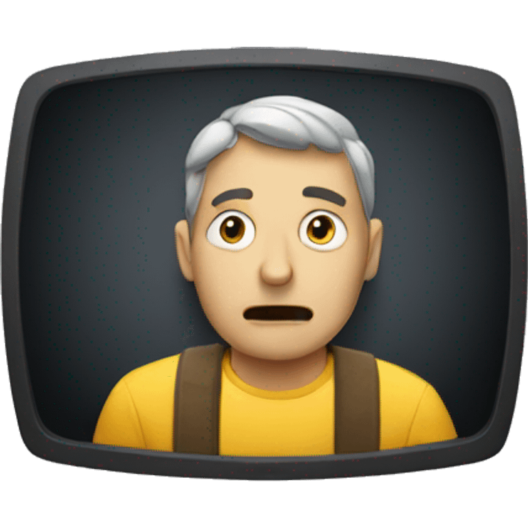 Person watching a film emoji