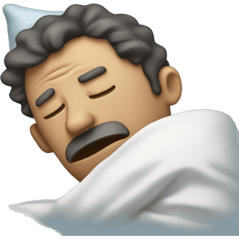 Sleepy sick man emoji