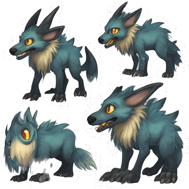 Cute Protogen-vernid-sergal-wickerbeast by griffsnuff & LiLaiRa & Falvie full body  emoji