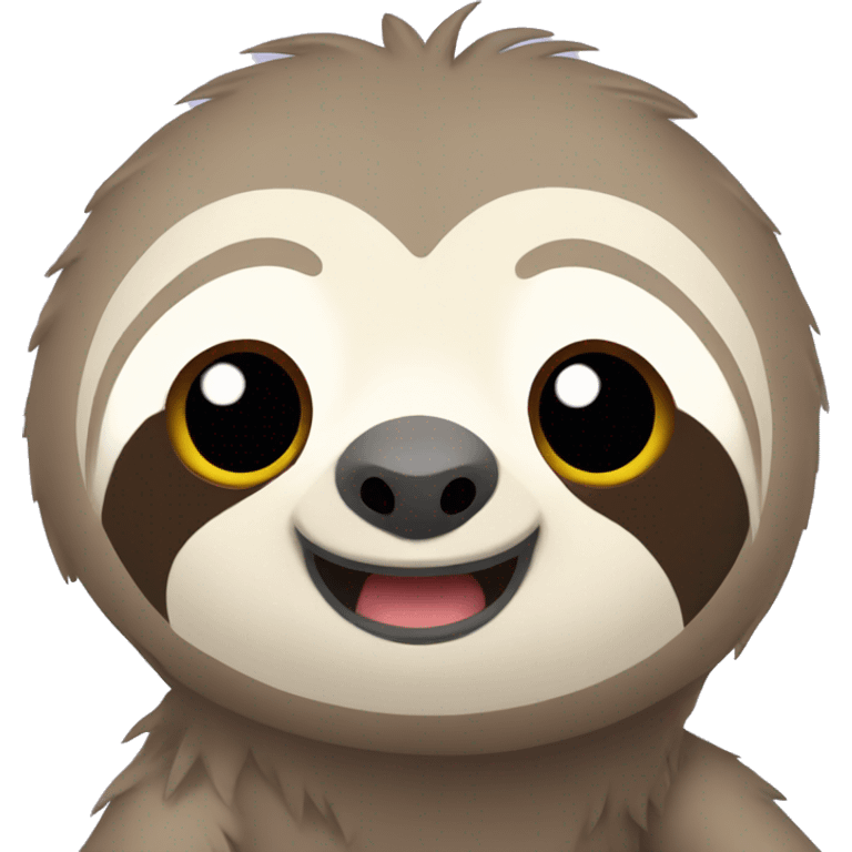 cute sloth emoji