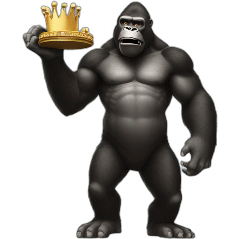 king kong holding a tower emoji