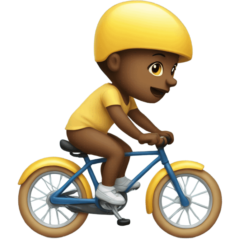 Baby on a bike emoji