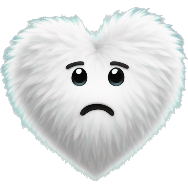 fluffy white heart emoji