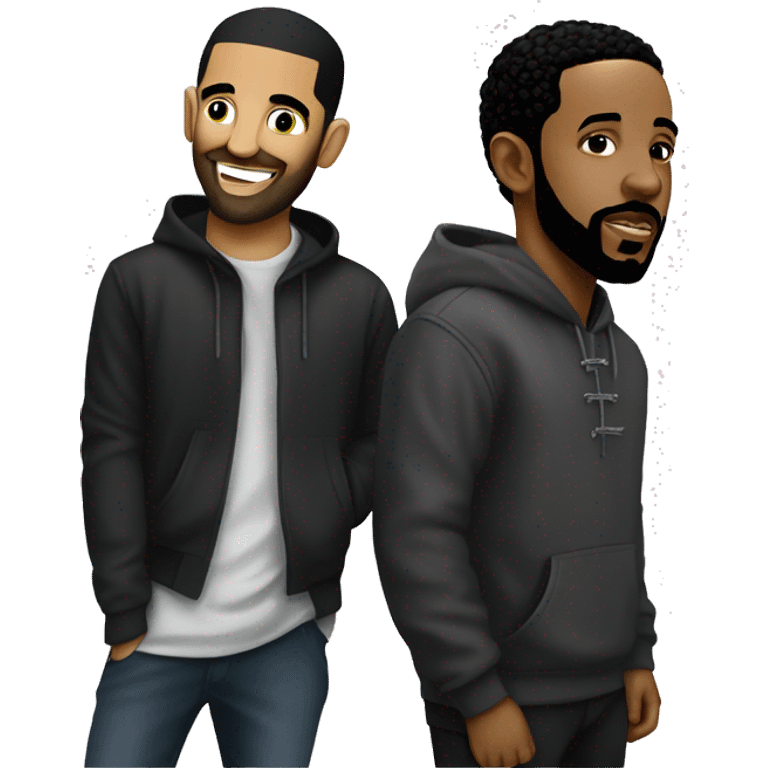 Drake and Kendrick Lamar  emoji