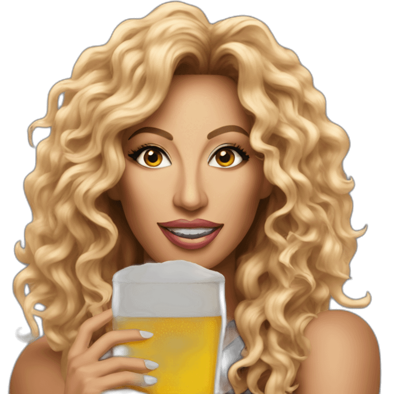 afida turner drink beer emoji