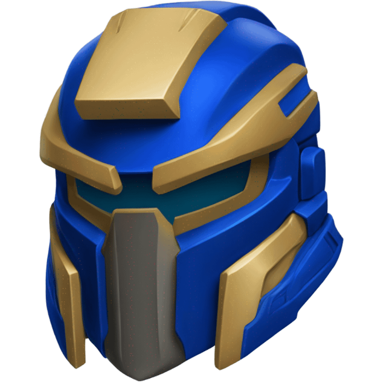 Halo Spartan Royal blue armor emoji