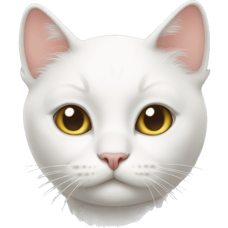 White cat emoji