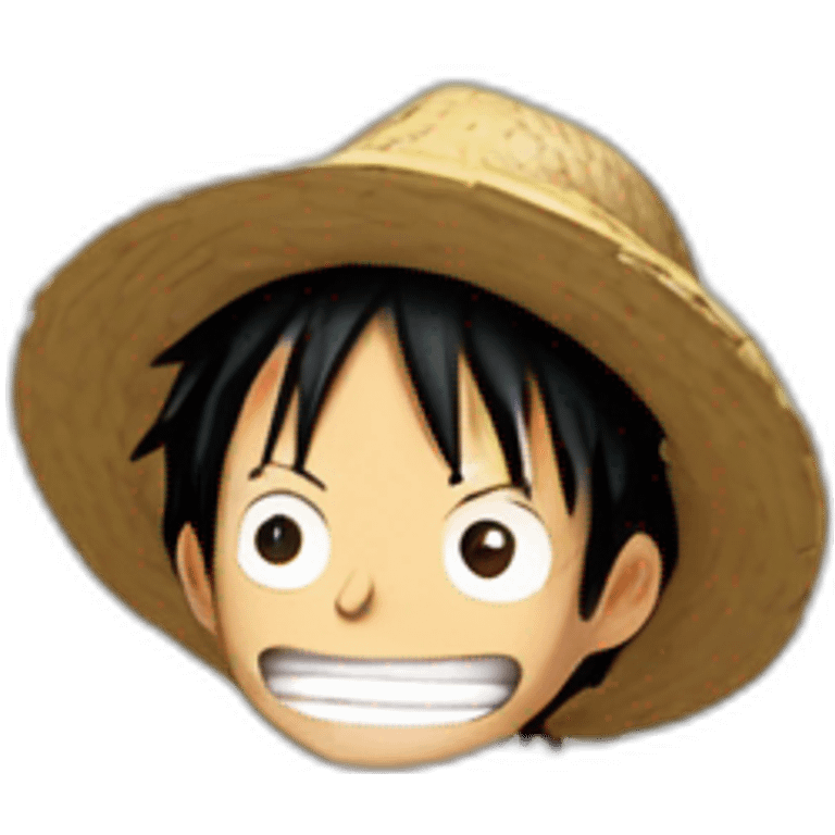 Luffy bois une bière 🍺 emoji