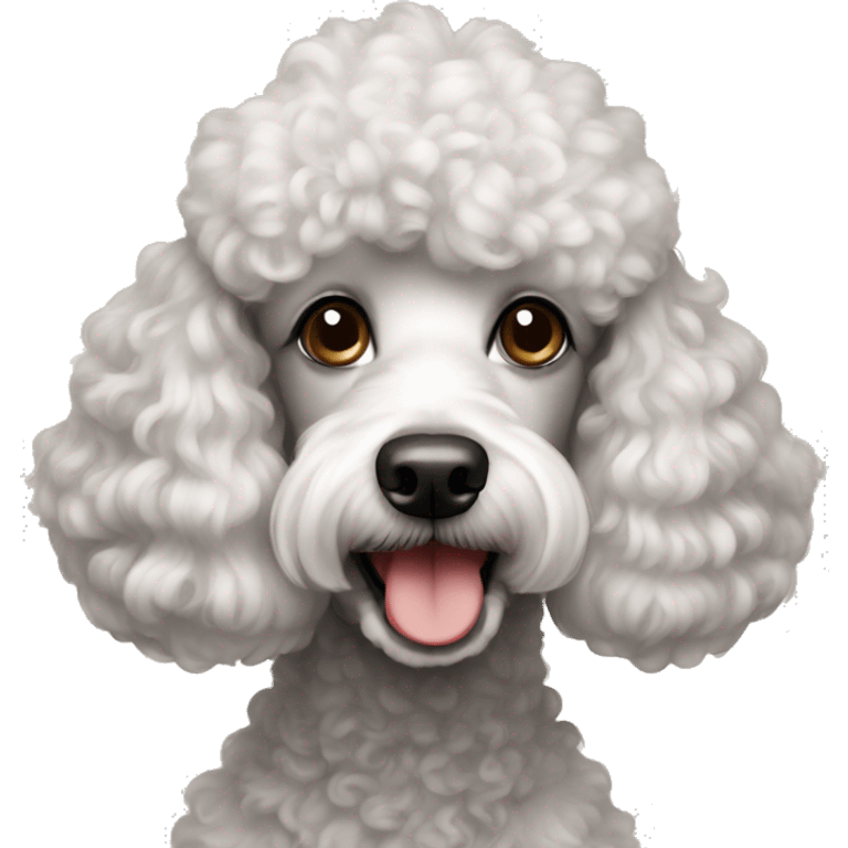 Dog poodle emoji