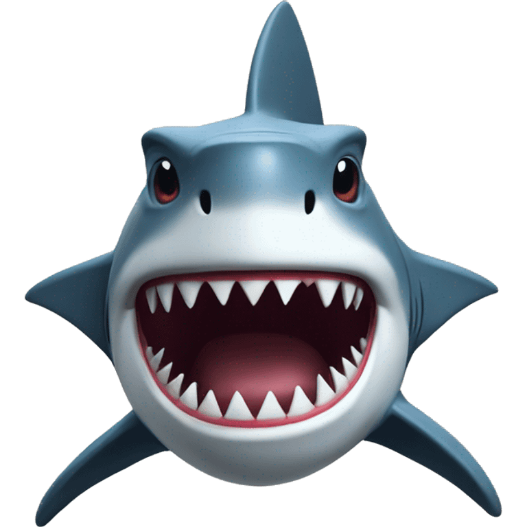 shark freaky emoji