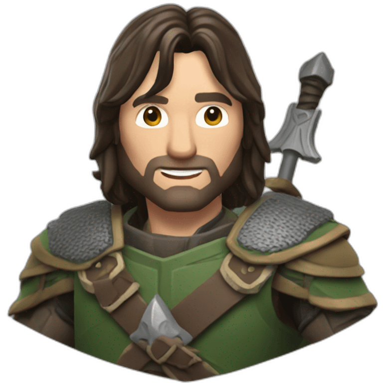 Aragorn playing fornite  emoji