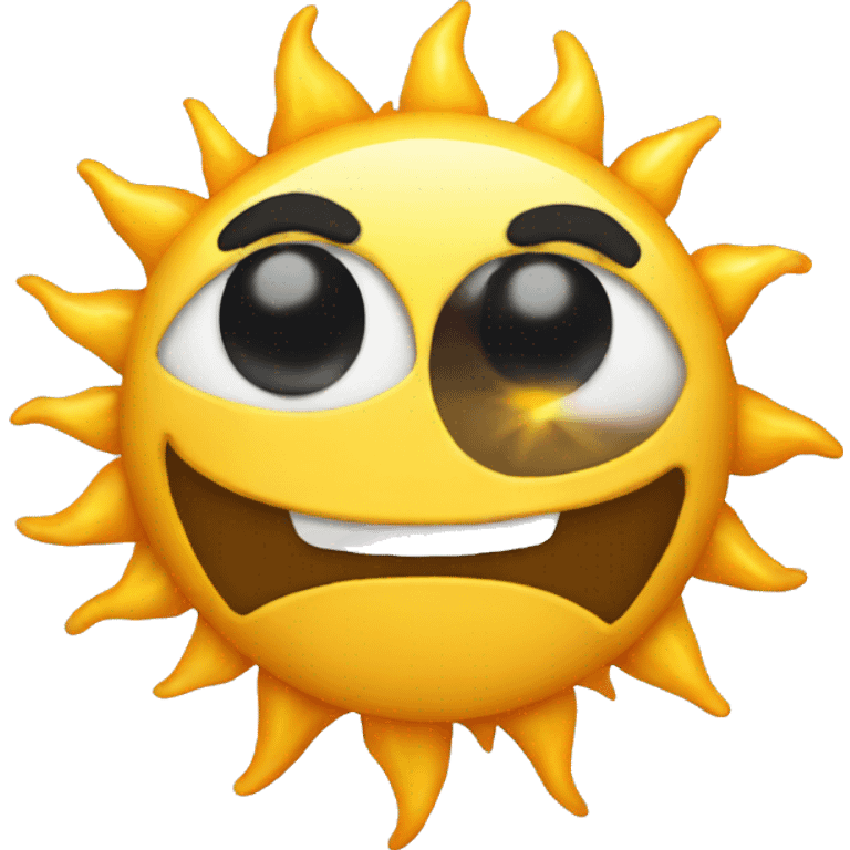 Sun eat me  emoji