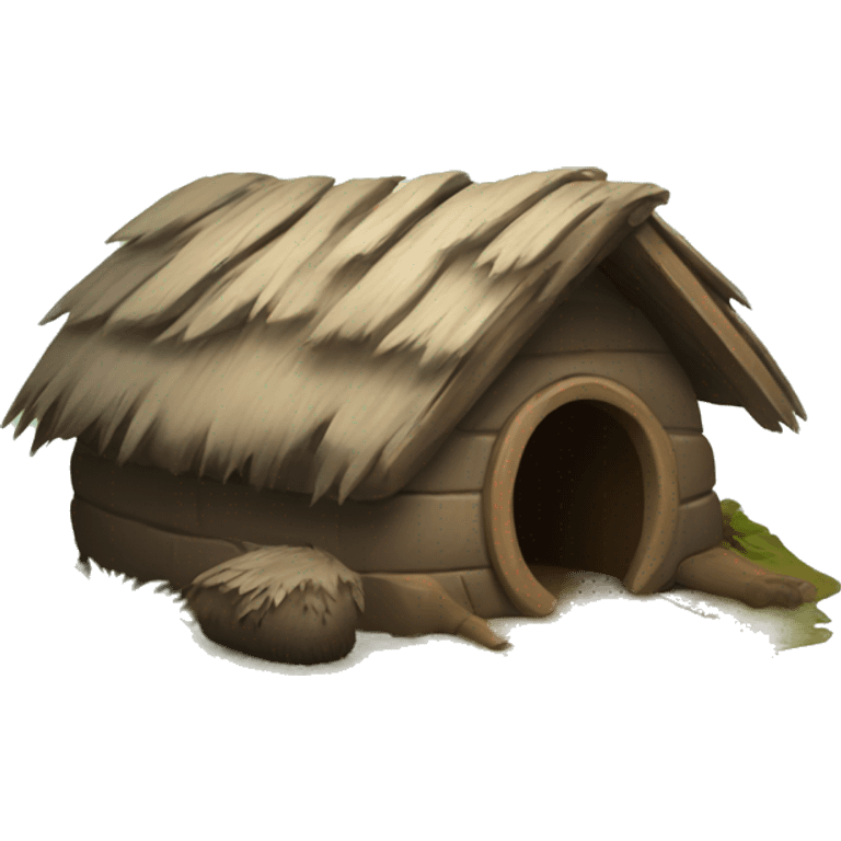 Beaver hut emoji