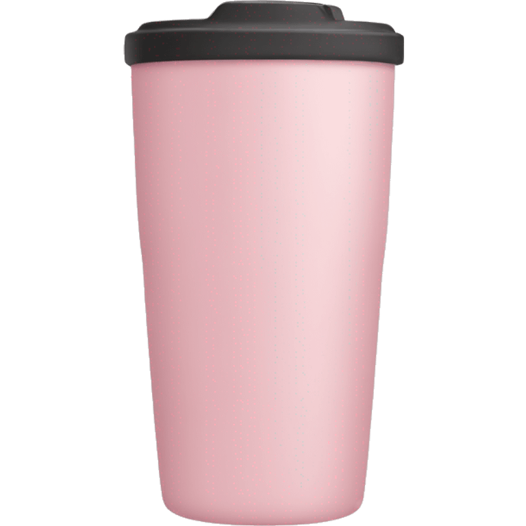 Light pink tumbler without face emoji