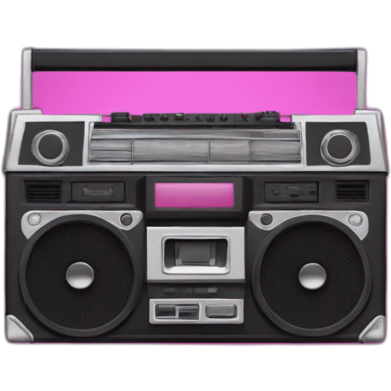 Ghetto Blaster 80s Style emoji