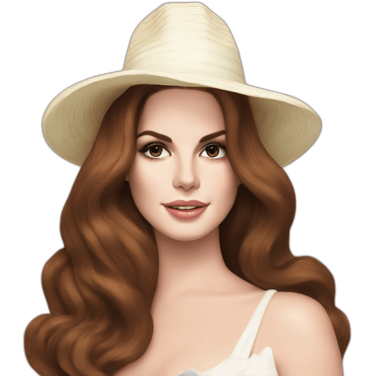 Lana del rey with ciragettes emoji