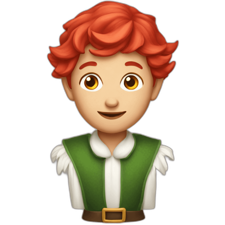 The elf with red hair emoji