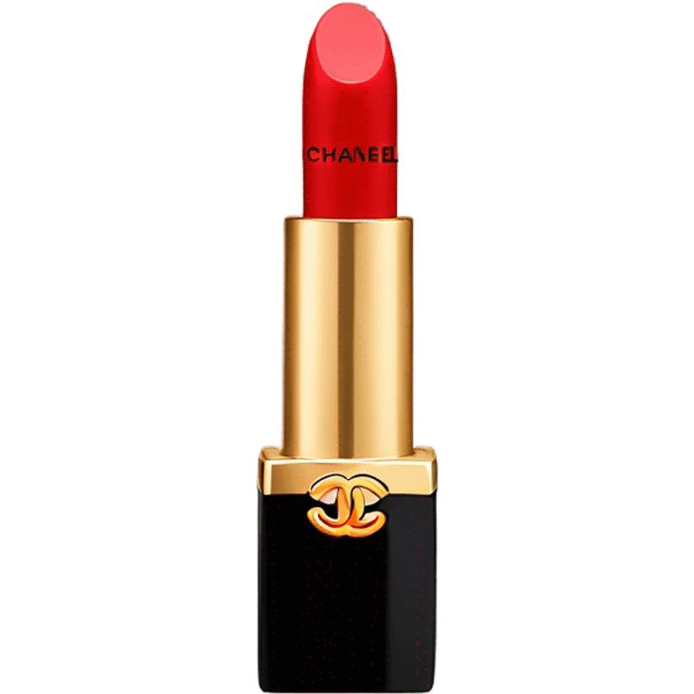 Chanel lipstick emoji