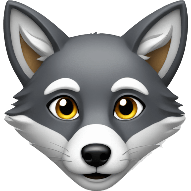 Silver fox emoji