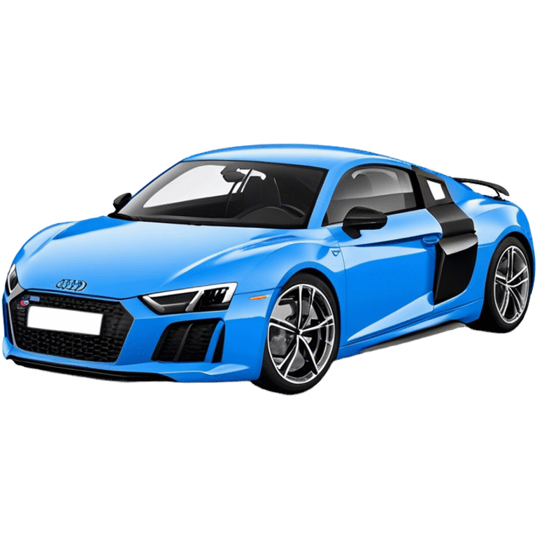 Audi R8 - Audi (Model Year: 2022)(Iconic Blue and Black) emoji