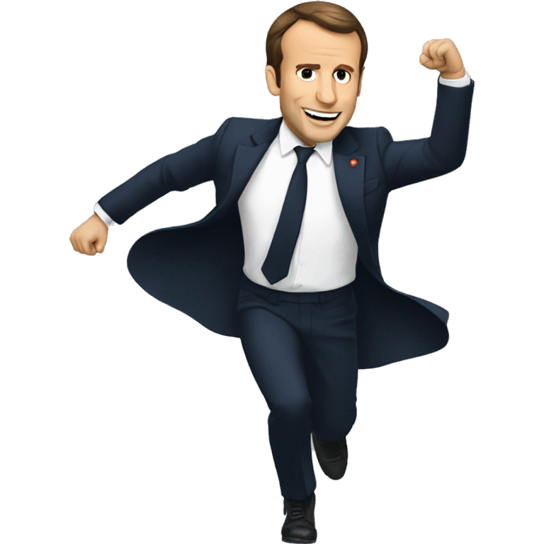 Macron qui danse emoji