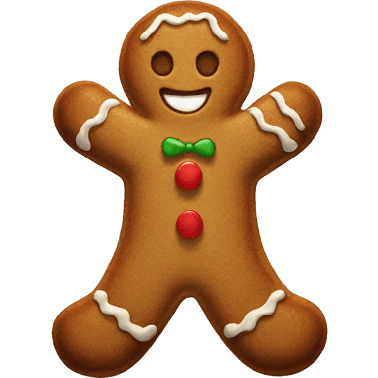 gingerbread man emoji