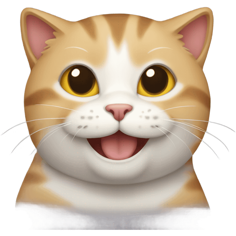 cat with a smile  emoji