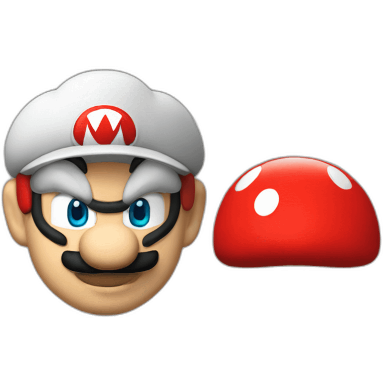 Mario red emoji