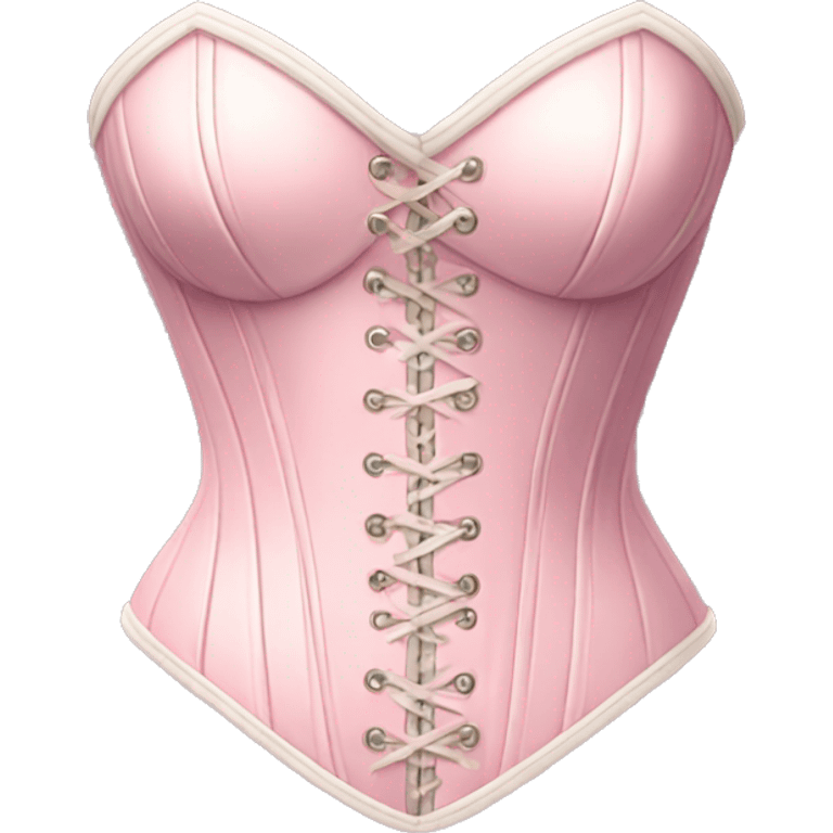 light pink corset  emoji