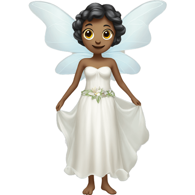 Fairy with white dress  emoji