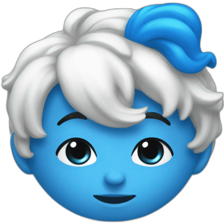 Cœur bleu aclair emoji