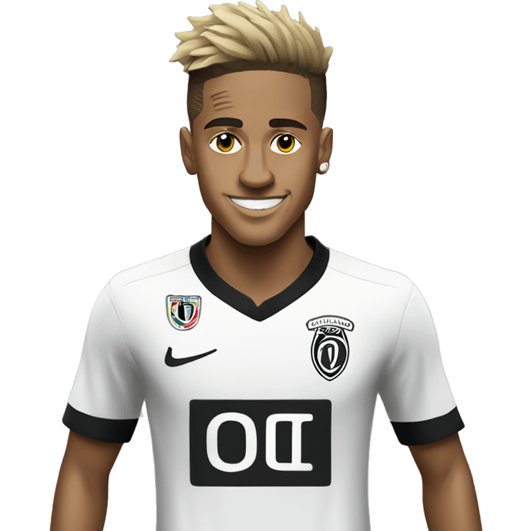 Neymar with Corinthians shirt emoji