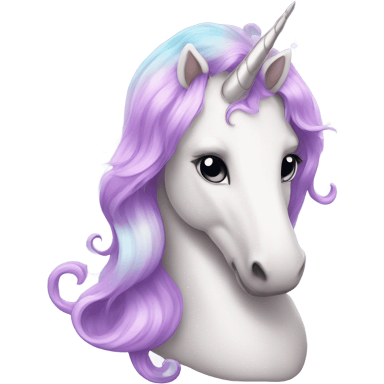 pale mermaid unicorn emoji