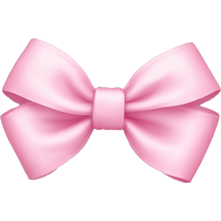 Baby pink bow emoji